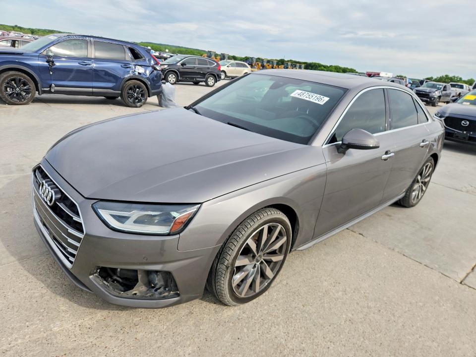 48755196 :رقم المزاد ، WAUABAF43NN002654 vin ، 2022 Audi A4 مزاد بيع