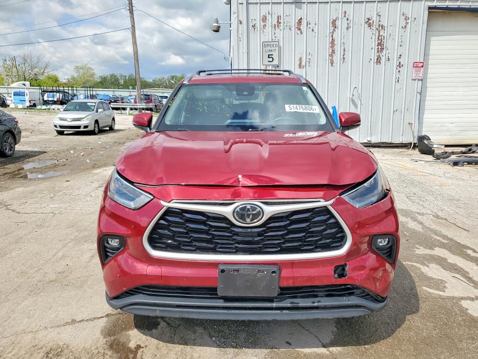 2021 Toyota Highlander მანქანა იყიდება აუქციონზე, vin: 5TDHZRBHXMS078627, აუქციონის ნომერი: 51476806