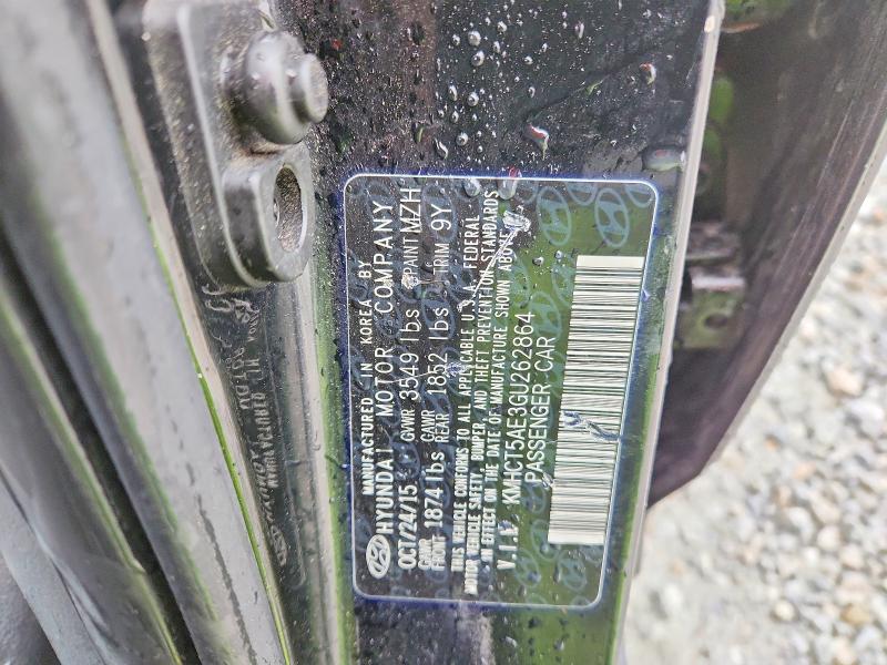 51241776 :رقم المزاد ، KMHCT5AE3GU262864 vin ، 2016 Hyundai Accent مزاد بيع