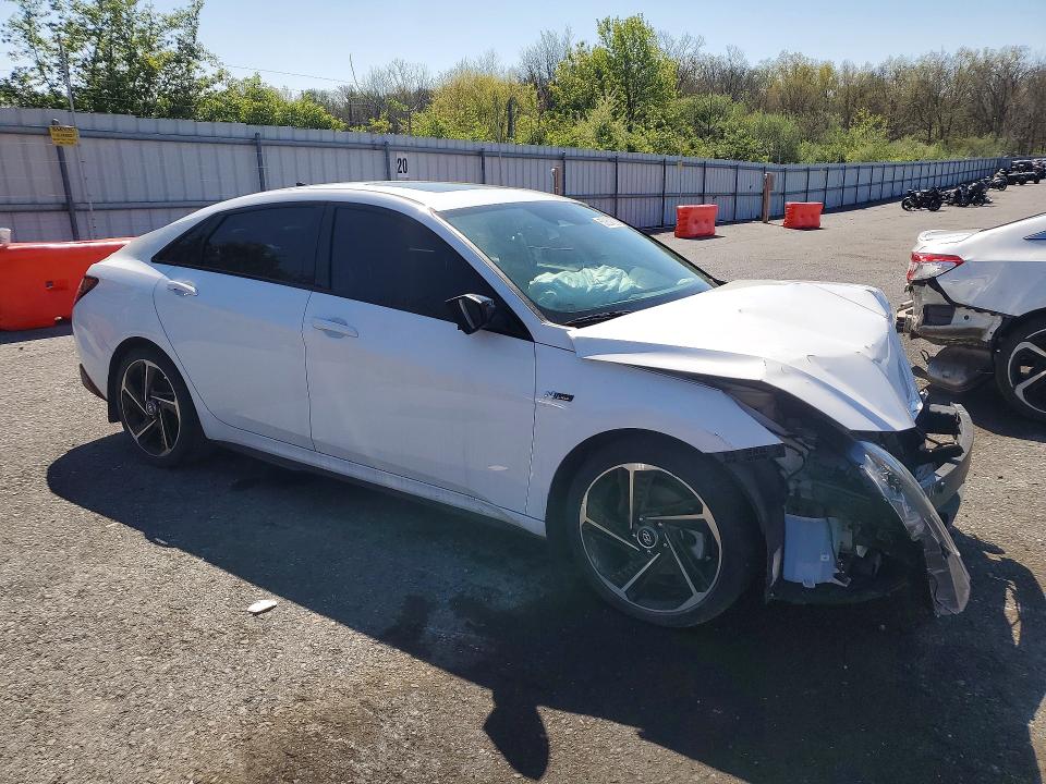 2022 Hyundai Elantra მანქანა იყიდება აუქციონზე, vin: KMHLR4AF7NU240591, აუქციონის ნომერი: 50854626