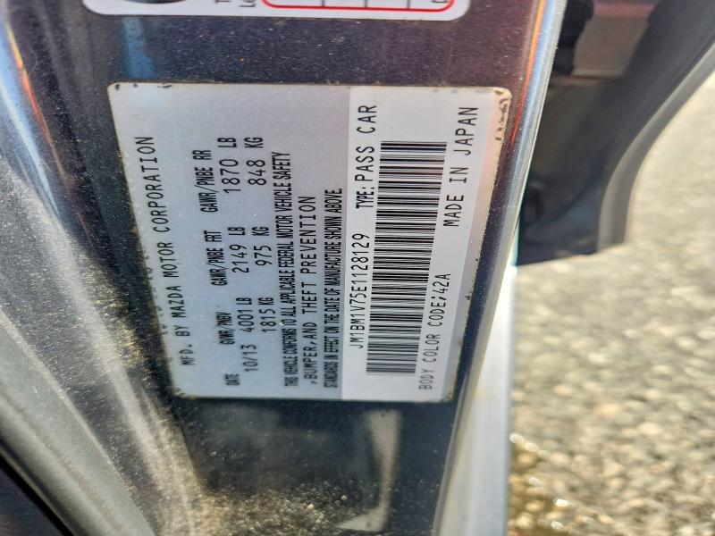 Продажа на аукционе авто 2014 Mazda 3, vin: JM1BM1V75E1128129, номер лота: 50676156