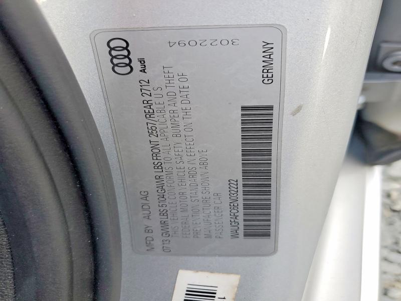 48599726 :رقم المزاد ، WAUGFAFC6EN032222 vin ، 2014 Audi A6 مزاد بيع