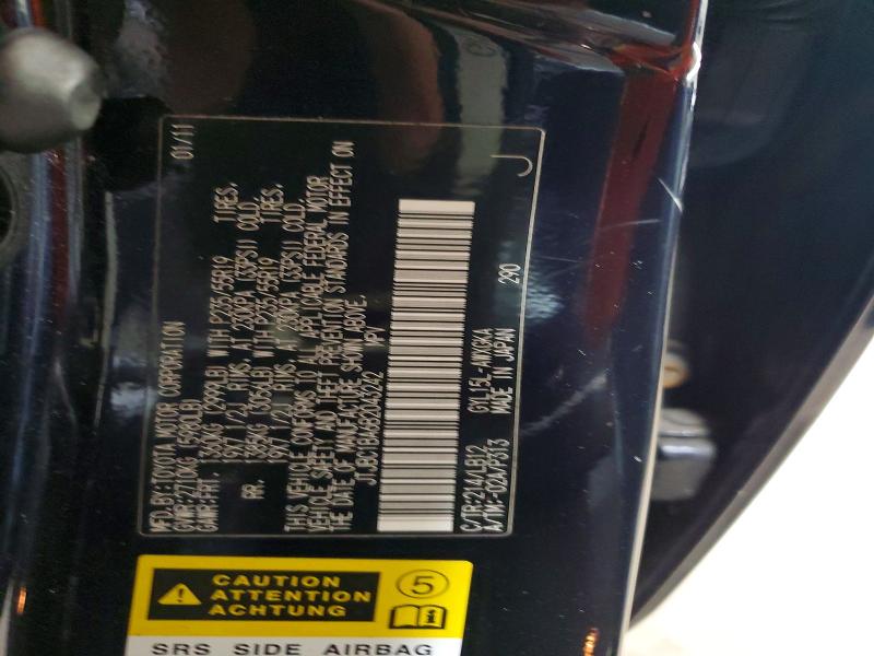 2011 Lexus Rx მანქანა იყიდება აუქციონზე, vin: JTJBC1BA6B2043242, აუქციონის ნომერი: 51246976