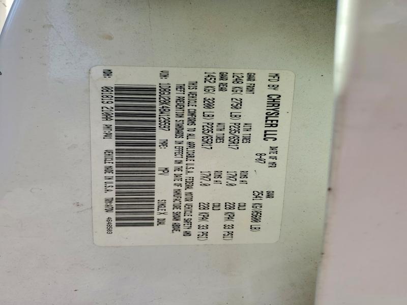 49321756 :رقم المزاد ، 1D8GU28K48W129597 vin ، 2008 Dodge Nitro مزاد بيع