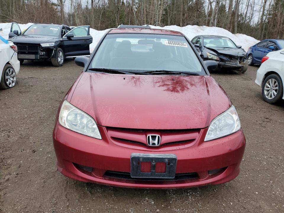 Продажа на аукционе авто 2005 Honda Civic, vin: 2HGES16365H033421, номер лота: 46500636