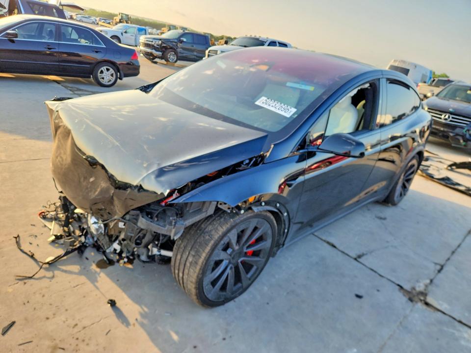 2024 Tesla Model X მანქანა იყიდება აუქციონზე, vin: 7SAXCBE62RF440396, აუქციონის ნომერი: 50232696