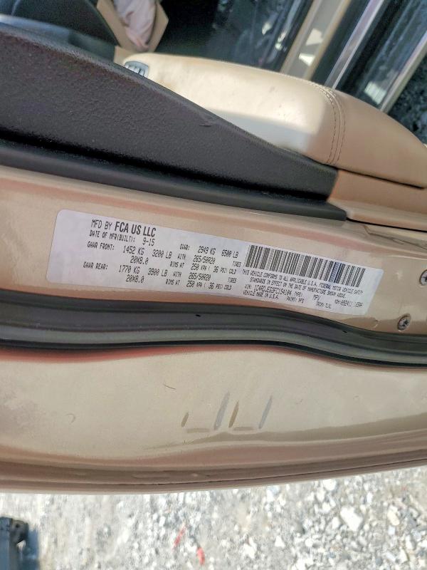 51070196 :رقم المزاد ، 1C4RDJEG3FC154104 vin ، 2015 Dodge Durango مزاد بيع