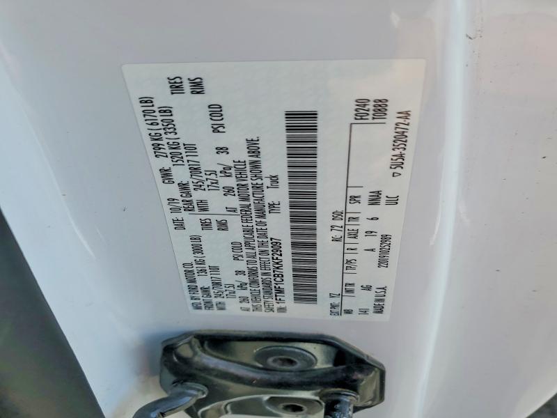 Продаж на аукціоні авто 2019 Ford F150, vin: 1FTMF1CB7KKF29097, номер лоту: 50305716