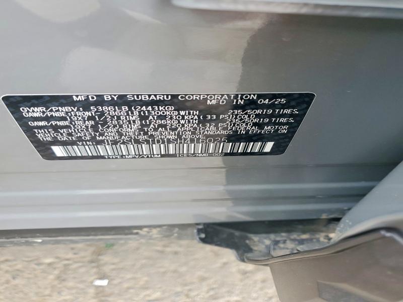 Продаж на аукціоні авто 2025 Subaru Forester, vin: JF2SLSTD1SH416025, номер лоту: 51666486
