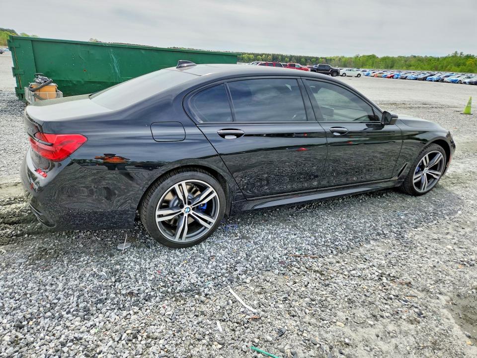 2019 Bmw 740 მანქანა იყიდება აუქციონზე, vin: WBA7E2C56KB218015, აუქციონის ნომერი: 48905326