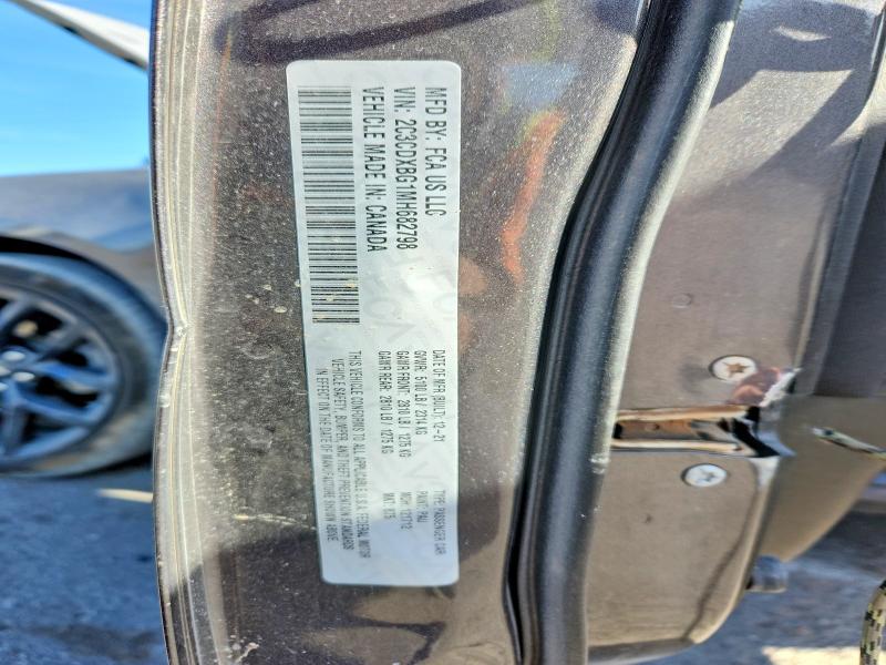 51040886 :رقم المزاد ، 2C3CDXBG1MH682798 vin ، 2021 Dodge Charger مزاد بيع