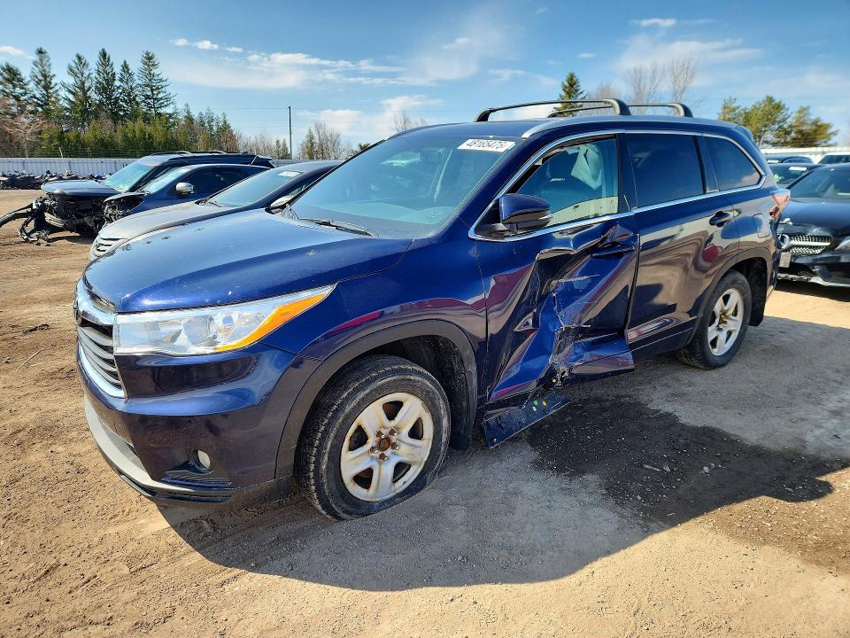 Продажа на аукционе авто 2016 Toyota Highlander, vin: 5TDJKRFH7GS336235, номер лота: 48165476