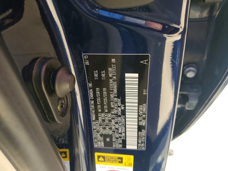 Aukcja sprzedaży 2015 Lexus Rx 350, vin: 2T2BK1BA0FC326812, numer aukcji: 50252266