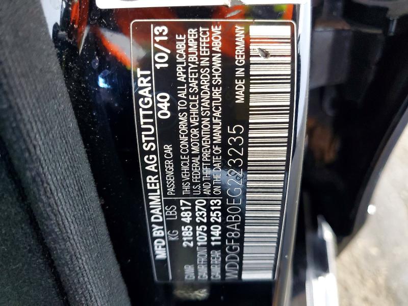 Продажа на аукционе авто 2014 Mercedes-benz C, vin: WDDGF8AB0EG223235, номер лота: 48917906