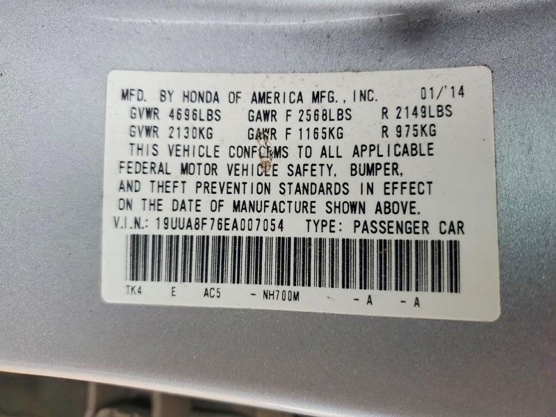 Aukcja sprzedaży 2014 Acura Tl, vin: 19UUA8F76EA007054, numer aukcji: 50569916