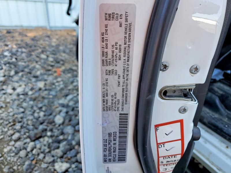 2023 Ram 2500 მანქანა იყიდება აუქციონზე, vin: 3C6UR5HL7PG611885, აუქციონის ნომერი: 48504726