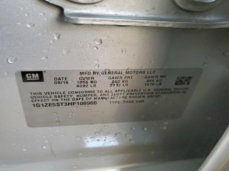 Продажа на аукционе авто 2017 Chevrolet Malibu, vin: 1G1ZE5ST3HF108966, номер лота: 51167366