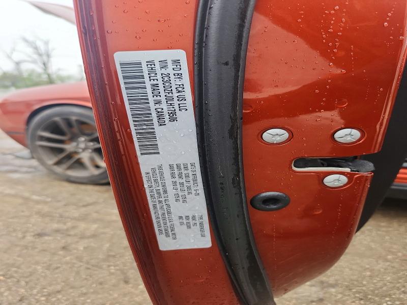 2020 Dodge Challenger მანქანა იყიდება აუქციონზე, vin: 2C3CDZFJ0LH179506, აუქციონის ნომერი: 51568806