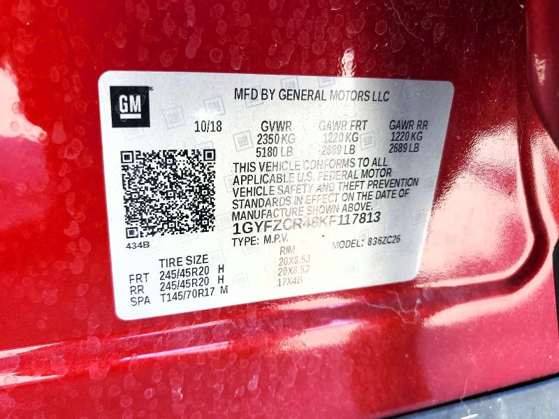 Продажа на аукционе авто 2019 Cadillac Xt4, vin: 1GYFZCR48KF117813, номер лота: 50520766