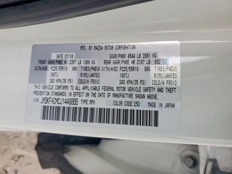 Aukcja sprzedaży 2018 Mazda Cx-5, vin: JM3KFACM0J1448866, numer aukcji: 51658716