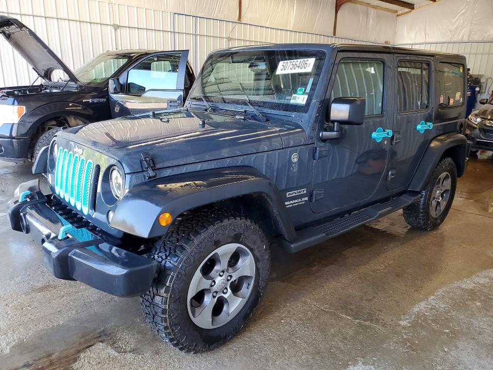 Продажа на аукционе авто 2017 Jeep Wrangler Unlimited, vin: 1C4BJWDG4HL617458, номер лота: 50756406