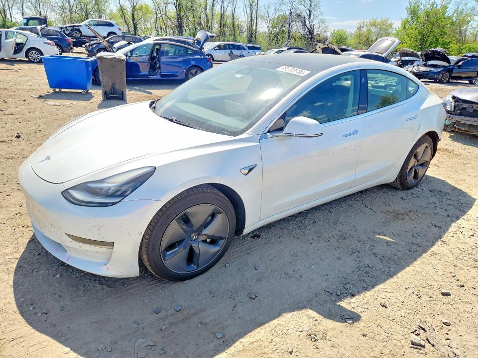 2019 Tesla Model 3 მანქანა იყიდება აუქციონზე, vin: 5YJ3E1EB9KF515730, აუქციონის ნომერი: 49652536