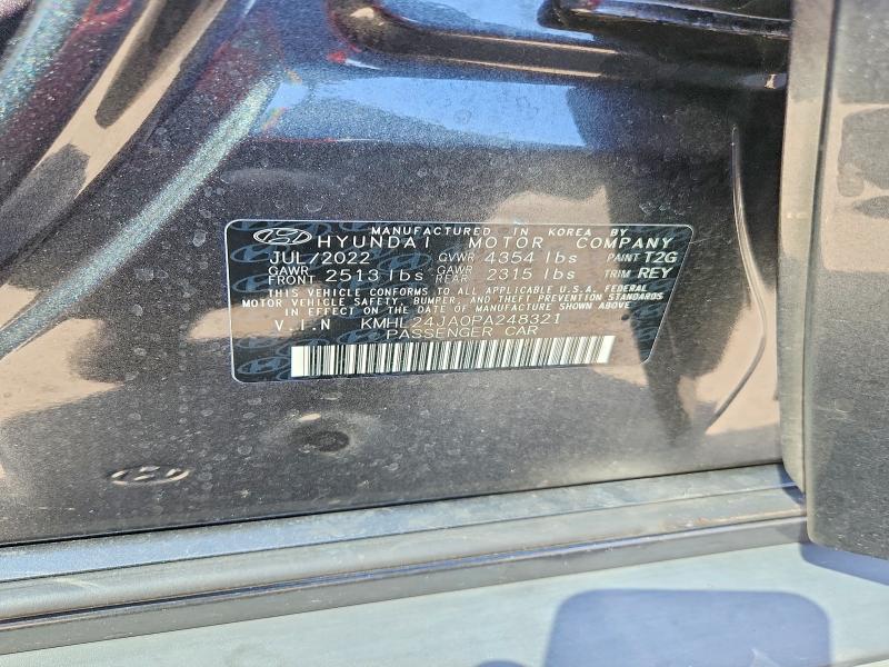 Продаж на аукціоні авто 2023 Hyundai Sonata, vin: KMHL24JA0PA248321, номер лоту: 50243386