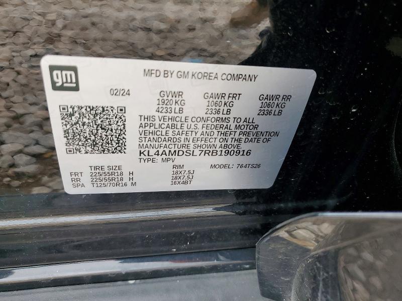 Продажа на аукционе авто 2024 Buick Encore Gx, vin: KL4AMDSL7RB190916, номер лота: 50598916