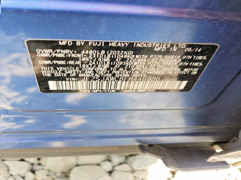 Aukcja sprzedaży 2015 Subaru Forester, vin: JF2SJAWC8FH446986, numer aukcji: 49664466