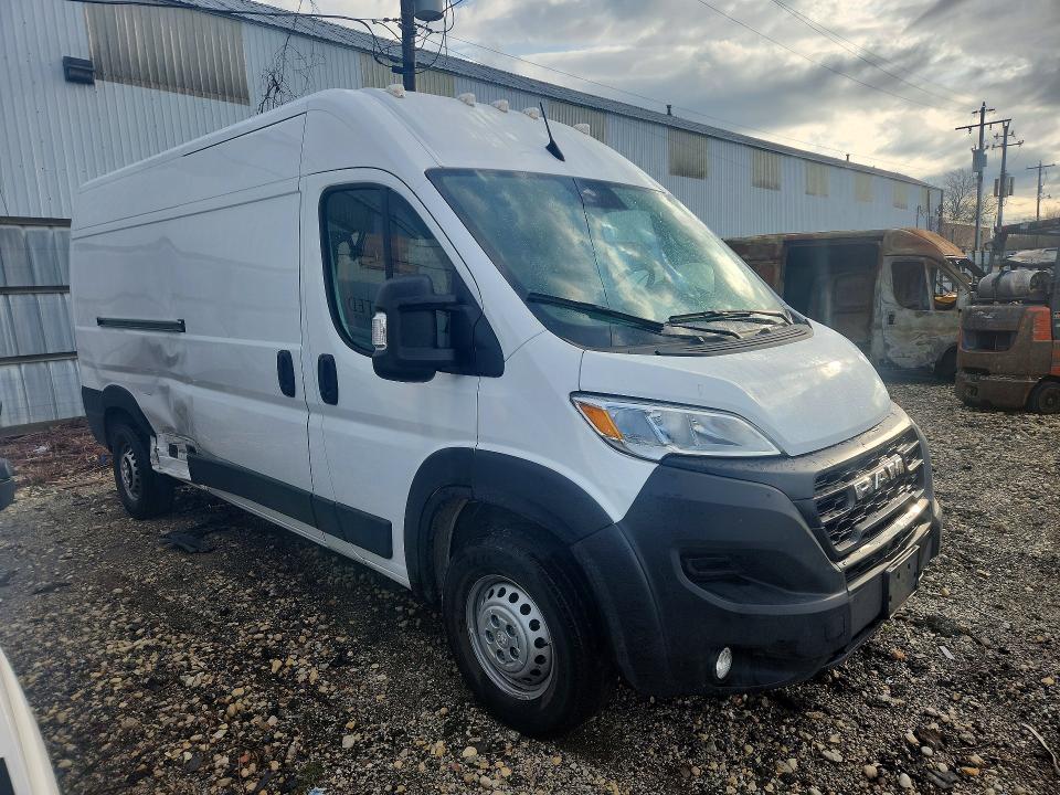 2025 Ram Promaster 2500 მანქანა იყიდება აუქციონზე, vin: 3C6LRVDG8SE534288, აუქციონის ნომერი: 48970936