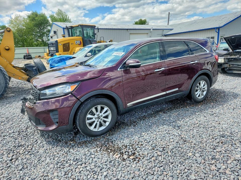 51454526 :رقم المزاد ، 5XYPGDA56KG489271 vin ، 2019 Kia Sorento مزاد بيع