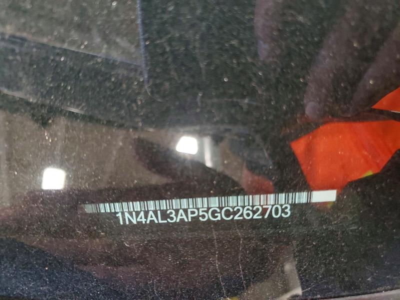 50517436 :رقم المزاد ، 1N4AL3AP5GC262703 vin ، 2016 Nissan Altima مزاد بيع