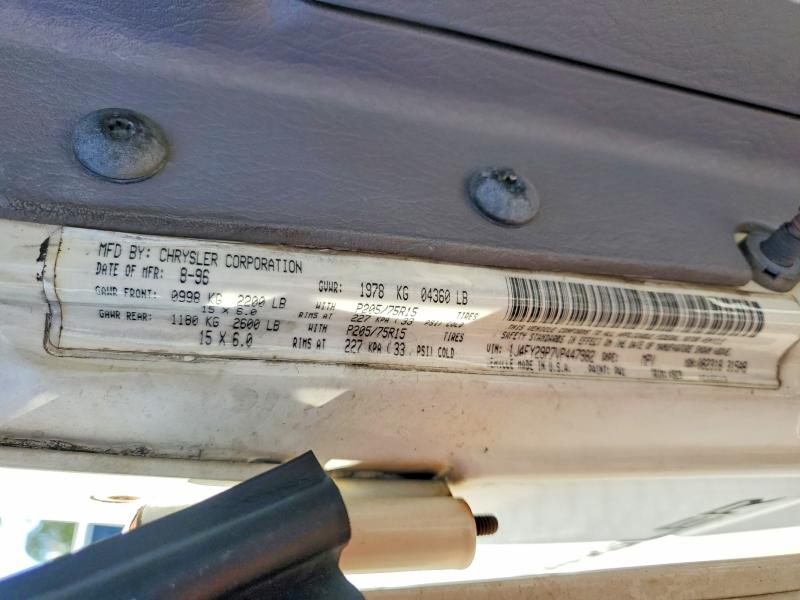 49338296 :رقم المزاد ، 1J4FY29P7VP447982 vin ، 1997 Jeep Wrangler / Tj مزاد بيع