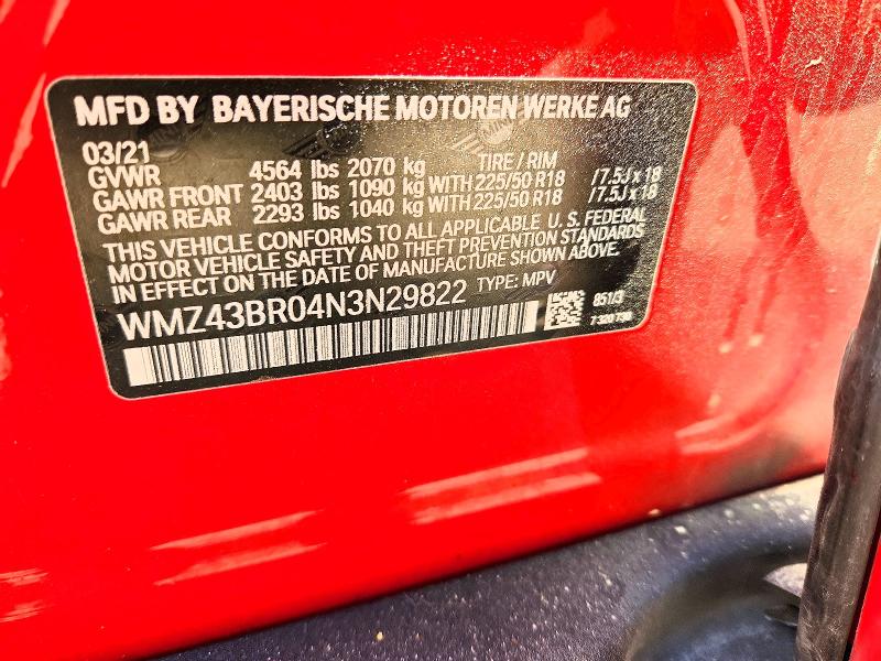 Продажа на аукционе авто 2022 Mini Cooper, vin: WMZ43BR04N3N29822, номер лота: 50886346
