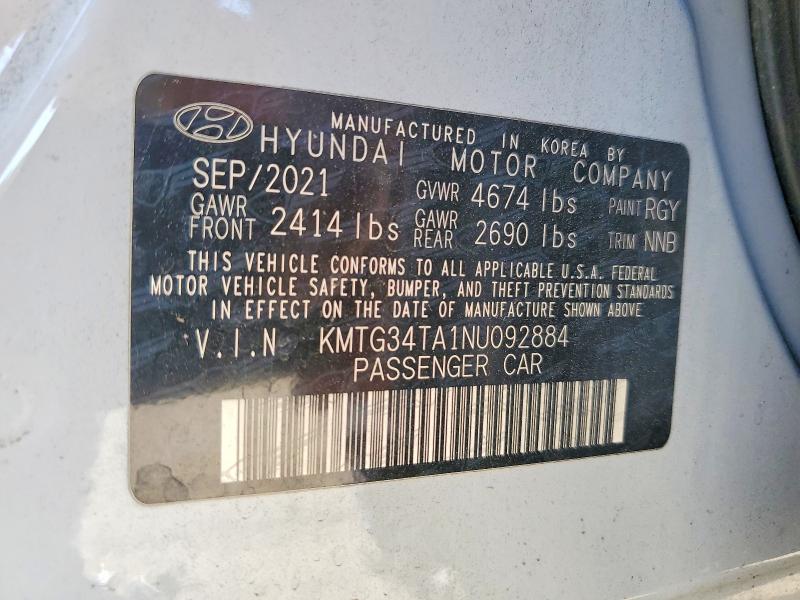 Продажа на аукционе авто 2022 Genesis G70, vin: KMTG34TA1NU092884, номер лота: 49132056
