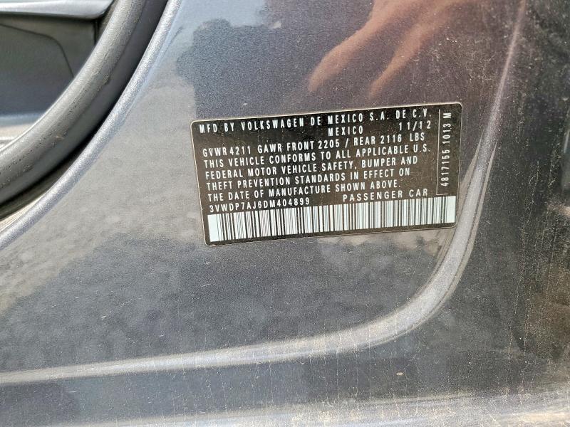 Продаж на аукціоні авто 2013 Volkswagen Jetta, vin: 3VWDP7AJ6DM404899, номер лоту: 51517456