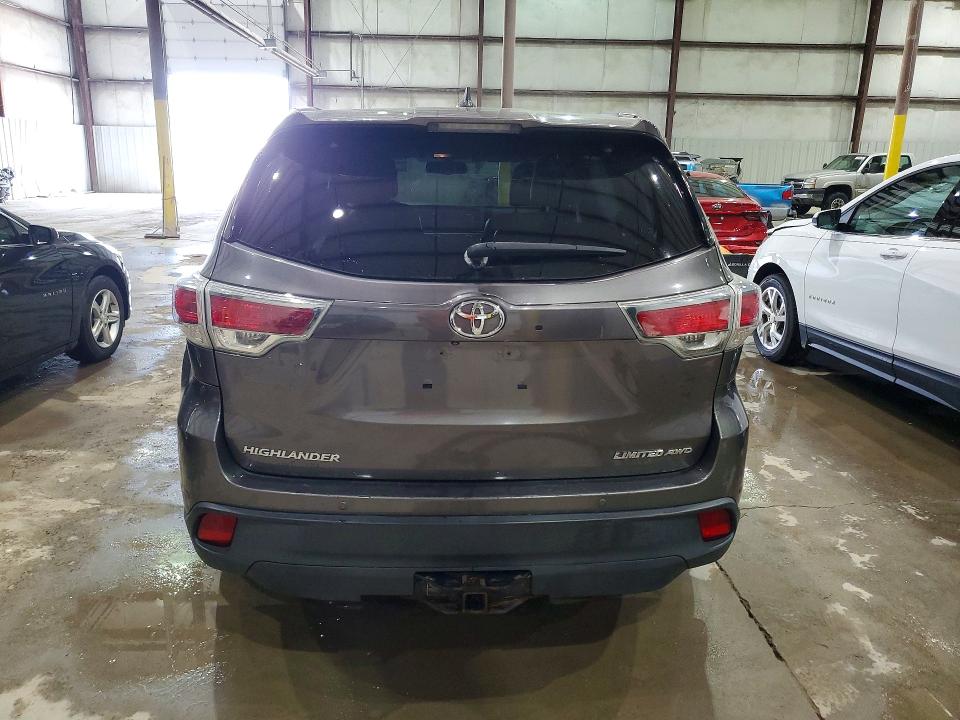 47740676 :رقم المزاد ، 5TDDKRFH4ES016624 vin ، 2014 Toyota Highlander مزاد بيع