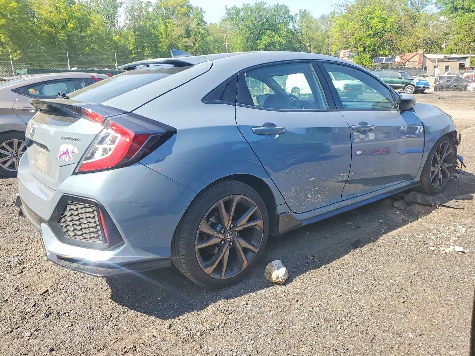 48544886 :رقم المزاد ، SHHFK7H44HU202999 vin ، 2017 Honda Civic مزاد بيع