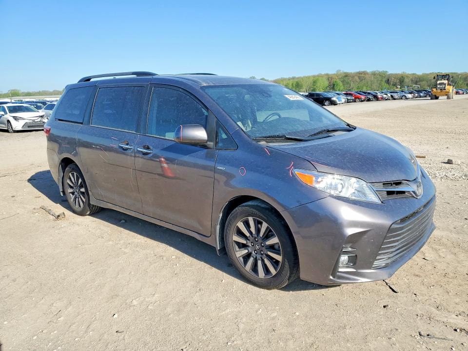 2019 Toyota Sienna მანქანა იყიდება აუქციონზე, vin: 5TDDZ3DC1KS224245, აუქციონის ნომერი: 49943406