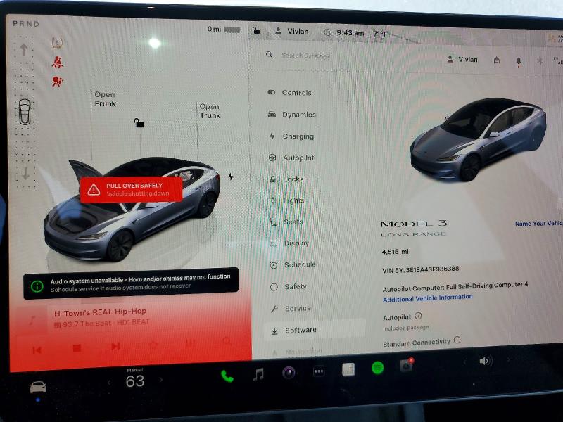 Aukcja sprzedaży 2025 Tesla Model 3, vin: 5YJ3E1EA4SF936388, numer aukcji: 48448366