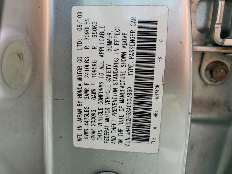Продаж на аукціоні авто 2010 Acura Tsx, vin: JH4CU2F63AC007869, номер лоту: 50763336