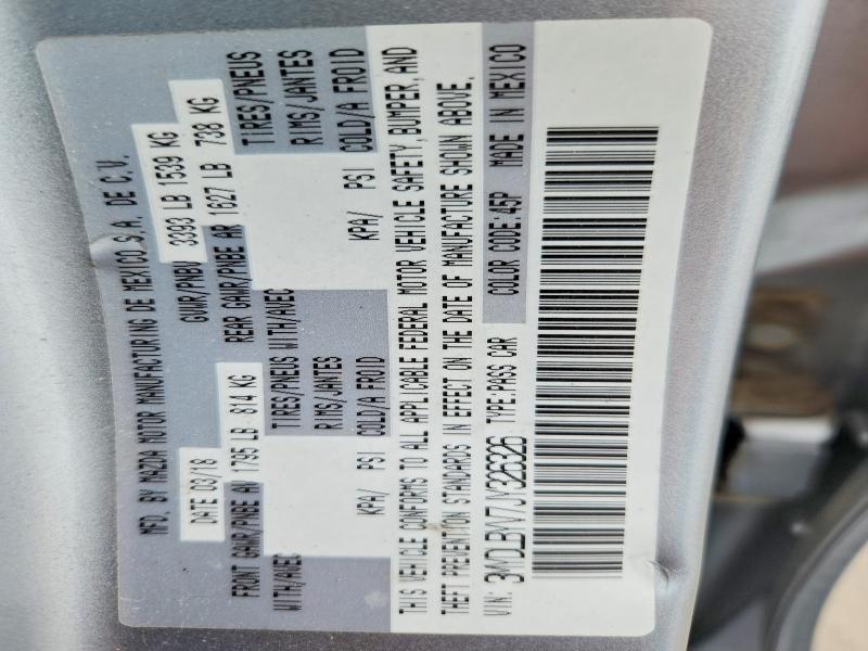 51448076 :رقم المزاد ، 3MYDLBYV7JY326326 vin ، 2018 Toyota Yaris Ia مزاد بيع