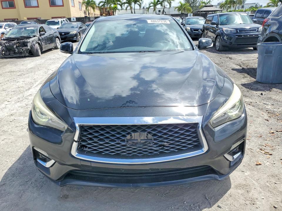 2018 Infiniti Q50 მანქანა იყიდება აუქციონზე, vin: JN1EV7AP9JM354043, აუქციონის ნომერი: 48637236