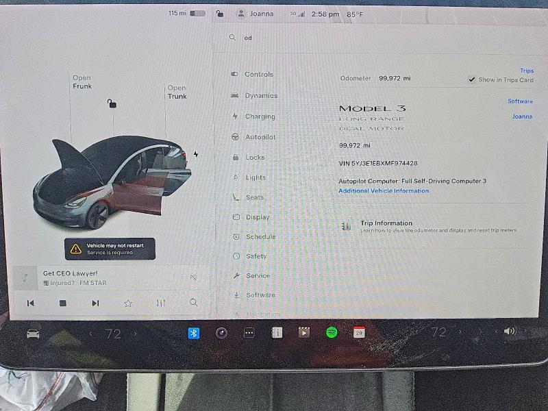 Продажа на аукционе авто 2021 Tesla Model 3, vin: 5YJ3E1EBXMF974428, номер лота: 50483166
