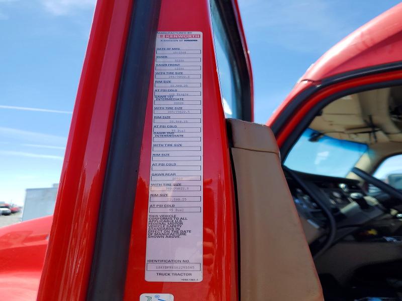 Продажа на аукционе авто 2019 Kenworth Construction, vin: 1XKYDP9XXKJ295545, номер лота: 50562496