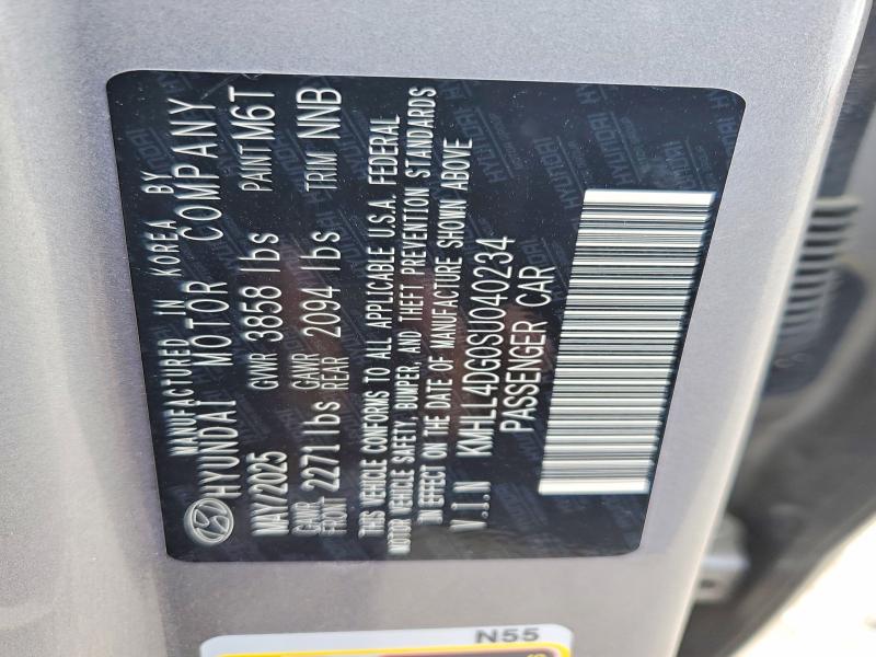 49931136 :رقم المزاد ، KMHLL4DG0SU040234 vin ، 2025 Hyundai Elantra مزاد بيع