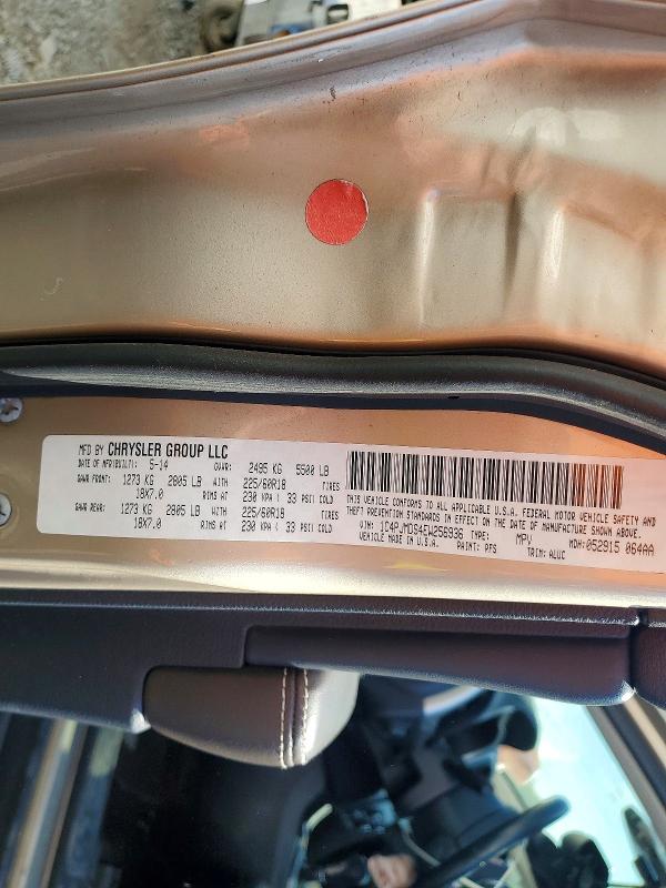 50802926 :رقم المزاد ، 1C4PJMDS4EW256936 vin ، 2014 Jeep Cherokee مزاد بيع