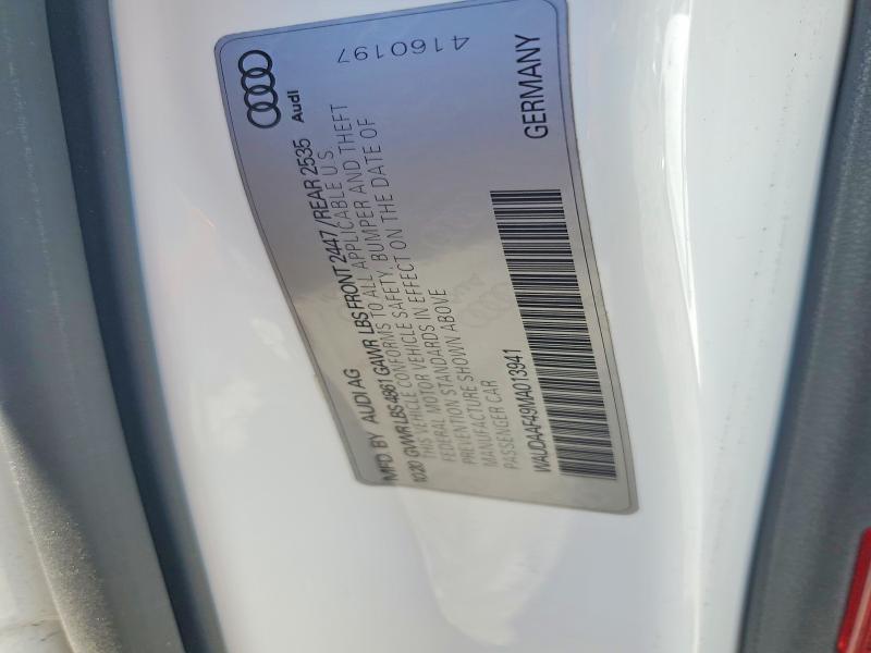 Aukcja sprzedaży 2021 Audi A4, vin: WAUDAAF49MA013941, numer aukcji: 48661306