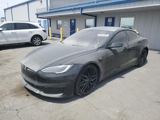 75022595 :رقم المزاد ، 5YJSA1E52NF487615 vin ، 2022 Tesla Model S مزاد بيع