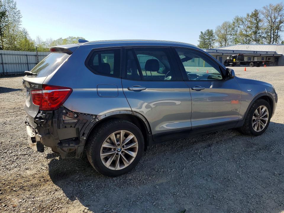 2017 Bmw X3 მანქანა იყიდება აუქციონზე, vin: 5UXWZ7C30H0X40138, აუქციონის ნომერი: 51903286